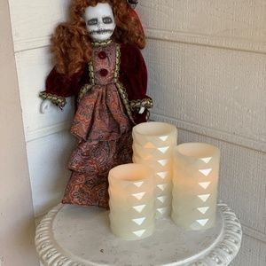 Creepy Halloween porcelain doll